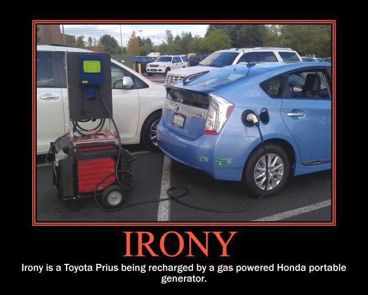 Toyota Prius irony